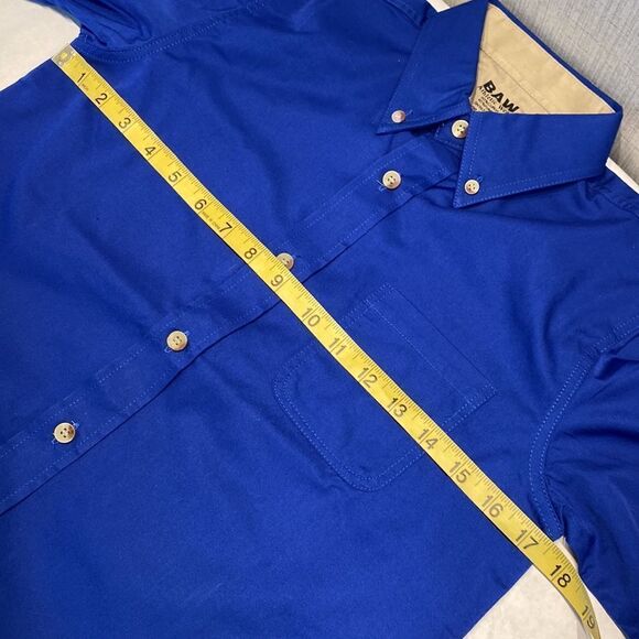 NEW Stock Show U Button Down Shirt Youth Medium Long Sleeve BAW Athletic Wear - Picture 5 of 7